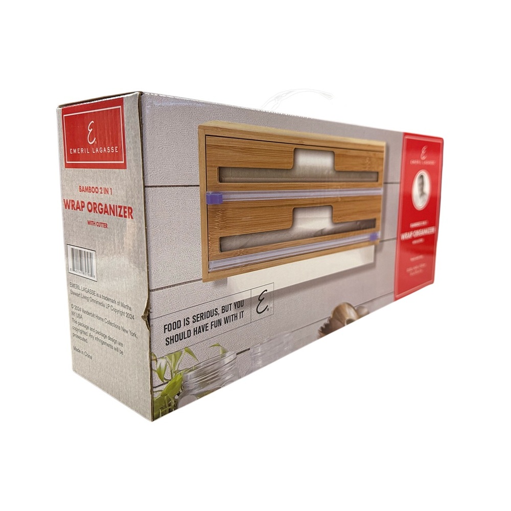 Emeril Lagasse Bamboo Wrap Organizer